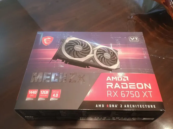 Placa de Vídeo MSI MECH 2X AMD Radeon RX 6750 XT