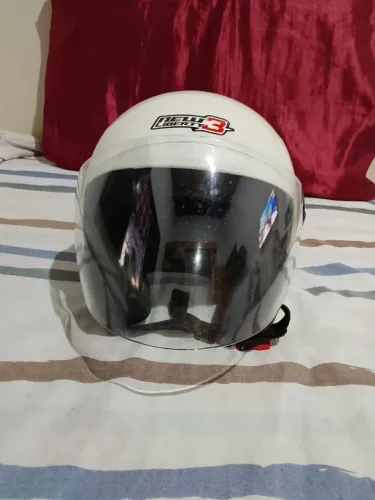 CAPACETE NEW LIBERTY 3 BRANCO TAM 56 - QUASE NOVO - COM SELO INMETRO