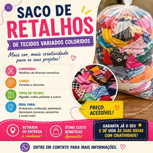 Retalhos retalhos de algodão penteado tecido africano e diversos 