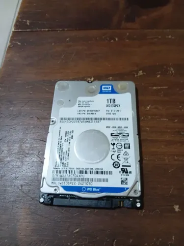 Hd 1TB slim seminovo funcionando perfeitamente