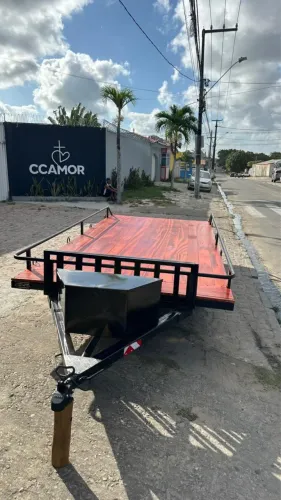 Reboque prancha para transportar veículos