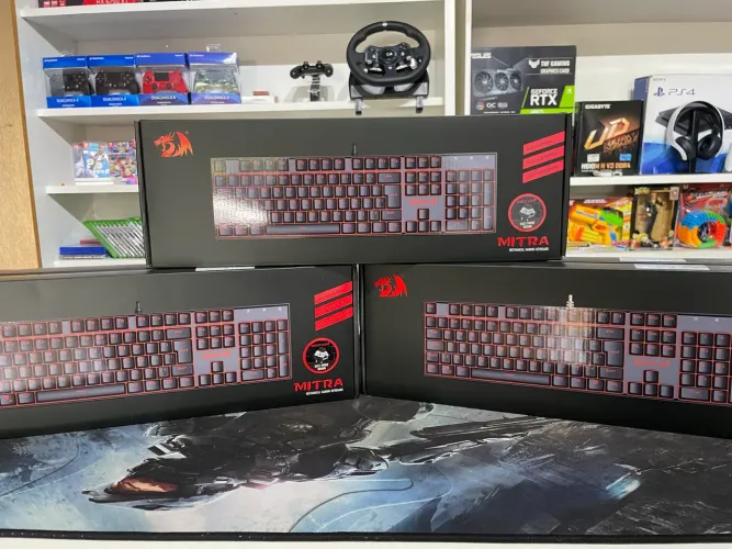 Teclado redragon switch marrom novo