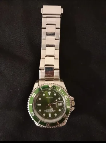 Relógio masculino pulseira em aço inox