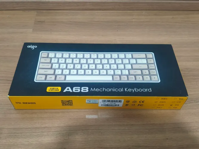 Teclado Mecânico Gamer Aigo A68 Compacto - Na Caixa (Usado apenas 3x)