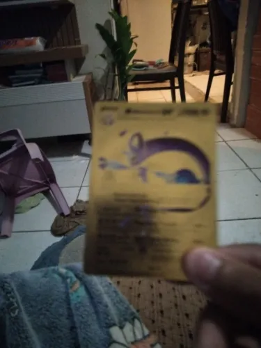 Carta de pokémon x ex dorada HP 7550