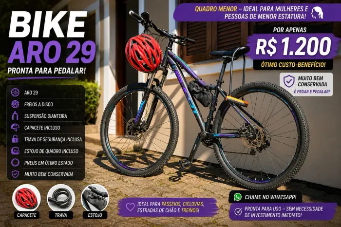 Bike Aro 29 por 1200