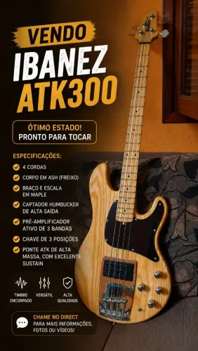 Baixo Ibanez ATK300