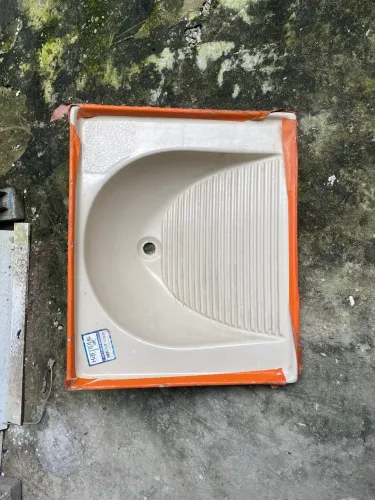 Cuba de cerâmica para lavanderia