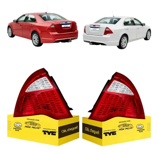 Lanterna Traseira Ford Fusion 2010 2011 2012 Par Ambos Lados