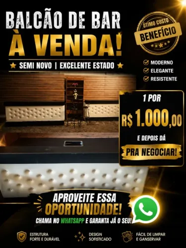 Móvel de bar para empresa 