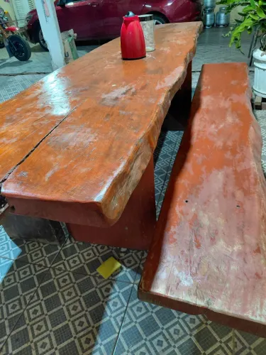 MESA RÚSTICA MADEIRA DE LEI