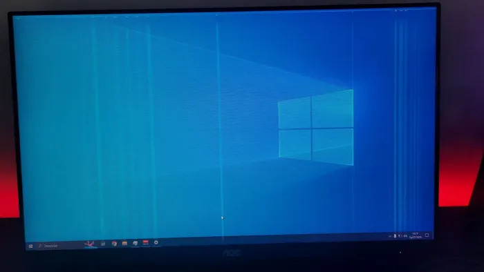 Monitor AOC para retirada de peças ou concerto