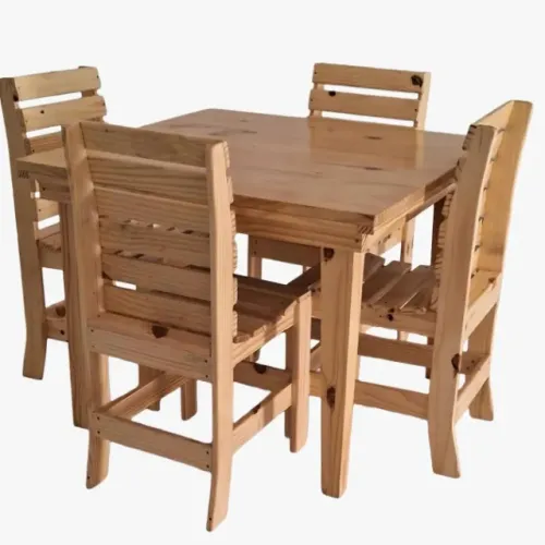 Mesa e Sapateira em pinus