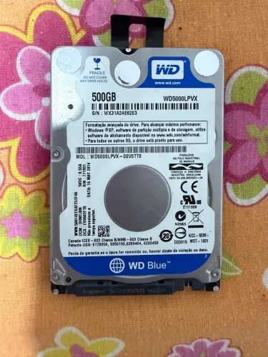 Vendo hd de notebook 500gb