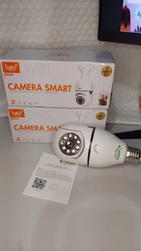 Câmera de Segurança Smart 360° sensor de movimento controle através do app