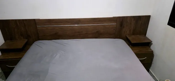 Cabeceira cama casal ou queen com criado