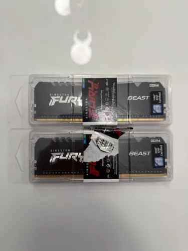 Memória Kingston Fury Beast RGB 16Gb DDR4 (2X8Gb) CL 15 3000Mhz