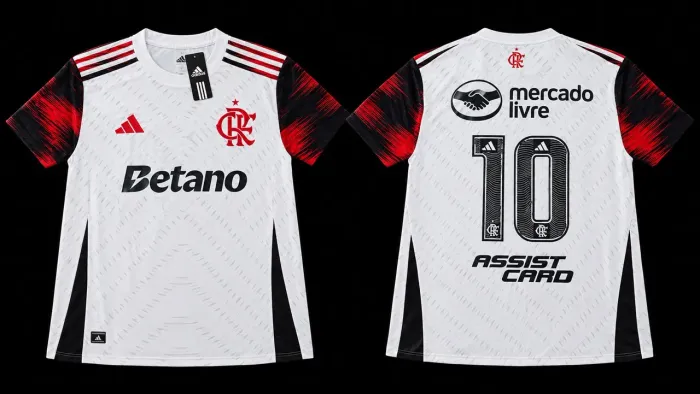 Camisa do flamengo branca