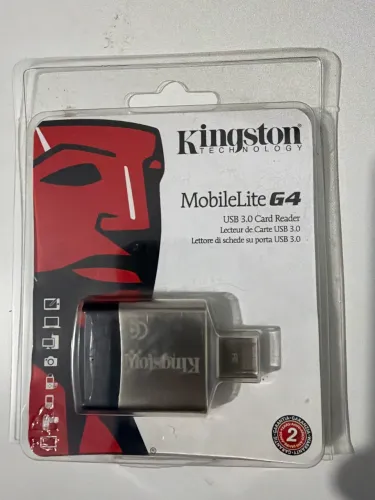 Leitor de Cartão de Memória Kingston MobileLite G4 FCR-MLG4 USB 3.0