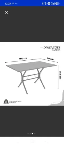 Mesa 4 cadeiras tampo de mármore