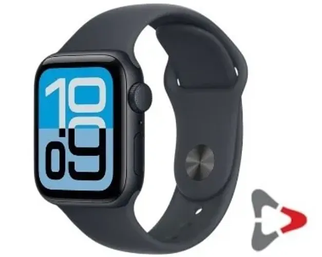Apple Watch SE 3 GPS 40mm Midnight / Midnight Sport Band MEH94LW/A - Produto Novo, Lacrad