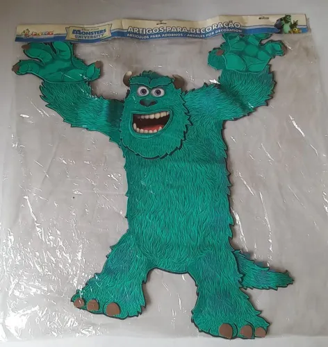 Painel Gigante Decorativo/ Decoração para Halloween Infantil Sulley (1,00x0,90m)