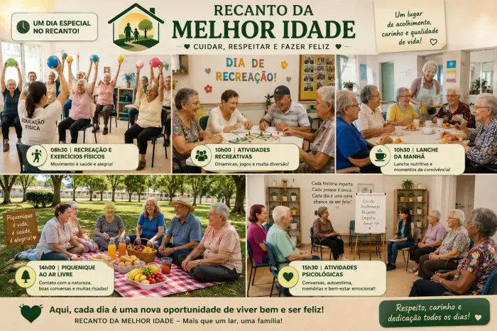 Recanto Da Melhor Idade Lar ade Idoso Moradia ou Diária