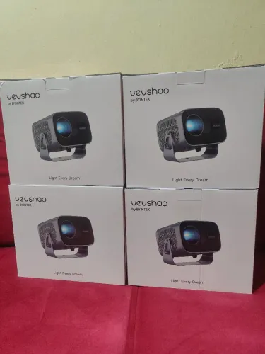 Vevshao a12 projetor portátil mini led 1080p 4k vídeo android 13.0 wifi 6