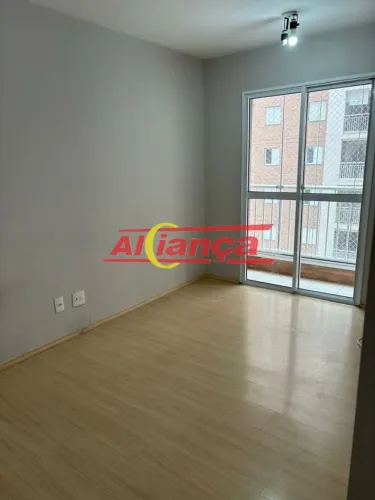 Apartamento com 58m², 2 quartos e vaga, para locação no Jd. Flor da Montanha - Guarulhos R