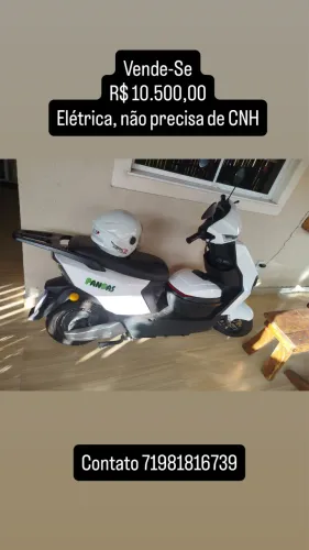 Moto panda elétrica não precisa de CNH