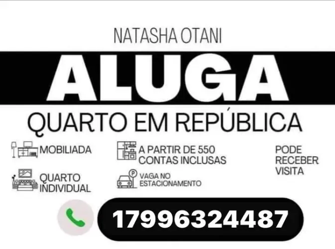 ALUGUEL DE QUARTOS e SUÍTES em São José do Rio Preto!!!