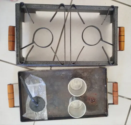 Vendo chapa dupla a álcool!