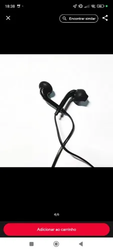 Fone de ouvido com fio