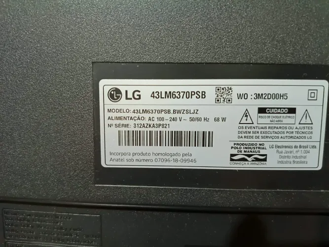 Tv lg 43"