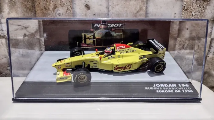 Miniatura Formula 1 Jordan 196 Europe GP 1996 Rubens Barrichello