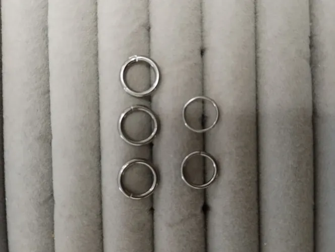 Kit argola piercing titânio 