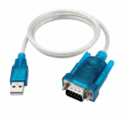 Cabo Adaptador Conversor USB Serial RS232 - 0,8 Metros - Novo - Ditudo Tech e Variedades