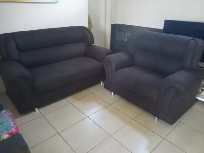Sofá linha retrátil - encosto fixo