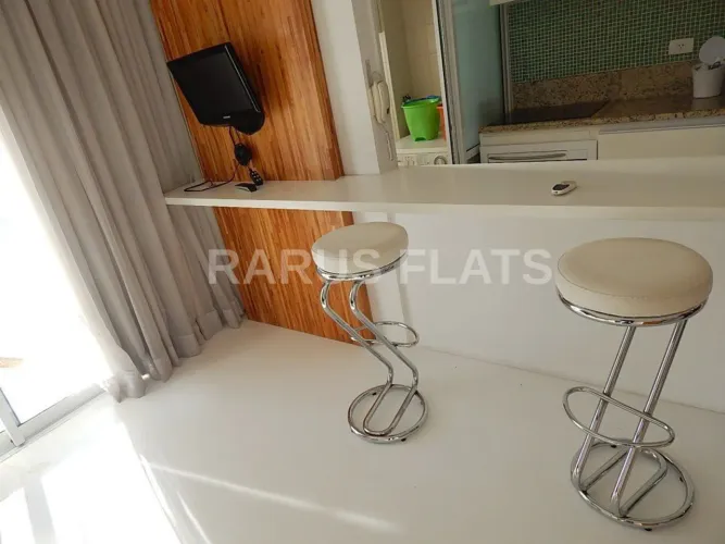 Flat para alugar no Brooklin - Edifício Mandarim - Cód. TUS02865
