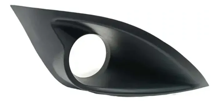 Moldura Grade Farol Milha Direita Ford Fiesta Rocam 2011 Preto Direito