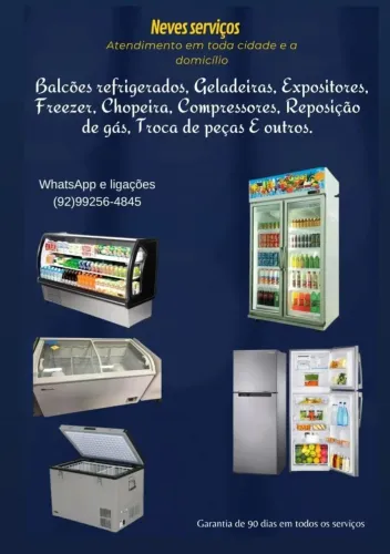 Sua geladeira só funciona o congelador, entre em contato, marca uma avaliação
