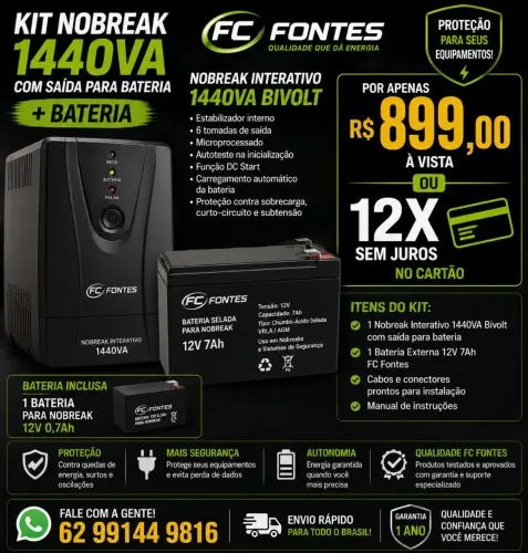 PROMOÇÃO NOBREAK