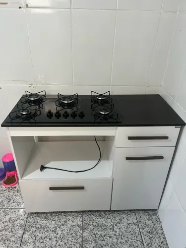 Móvel com Cooktop 5 bocas