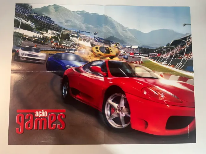 Poster Ação Games - Corrida