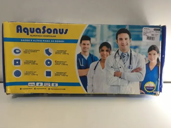 Almofada de Gel Redonda com Orifício Aquasonus 