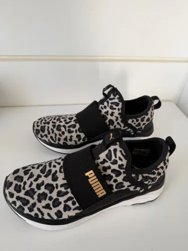 Tênis Puma original, estampa animal print (oncinha) Tam 34