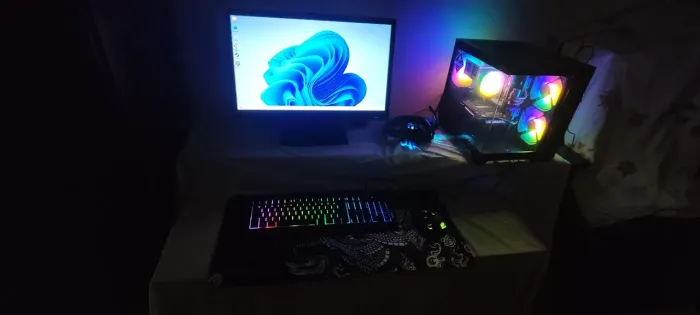 Pc Gamer Ryzen 7 com monitor 22 polegadas teclado mouse GAMER- pronto pra jogar