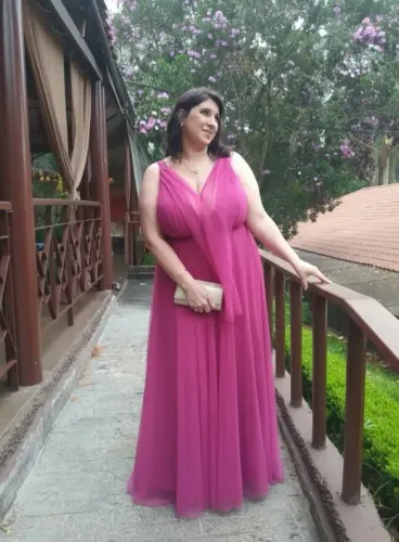 Vestido Madrinha Formaturas Convidadas Brilho Leve