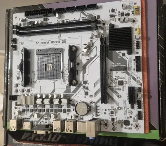 Placa-mãe AM4 B450 MACHINIST - Dual-Channel, Memória DDR4, M.2 NVME