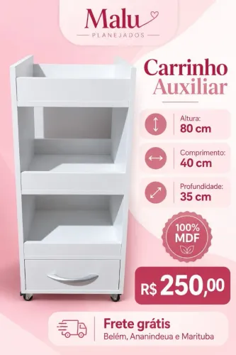 Promoção carrinho auxiliar